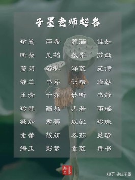 起名带墨字100分的名字的简单介绍