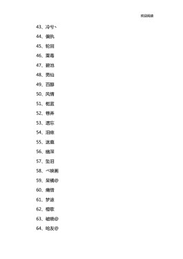 10个字的QQ昵称(十个字的网名伤感网名)